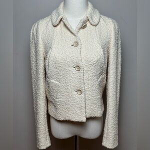 Chloé Women’s Textured Wool Jacket Size FR 36